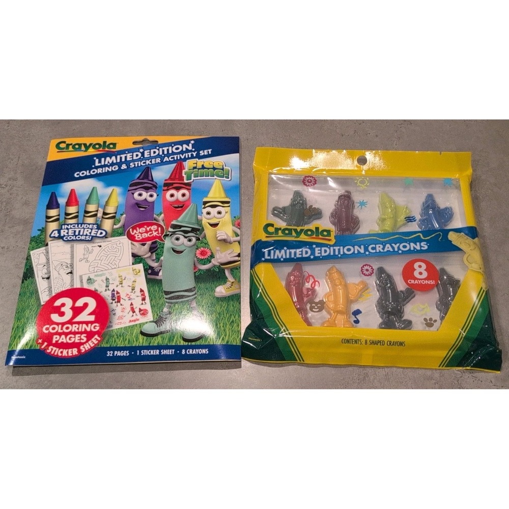 Crayola Limited Edition Activity Set & Crayons Bundle